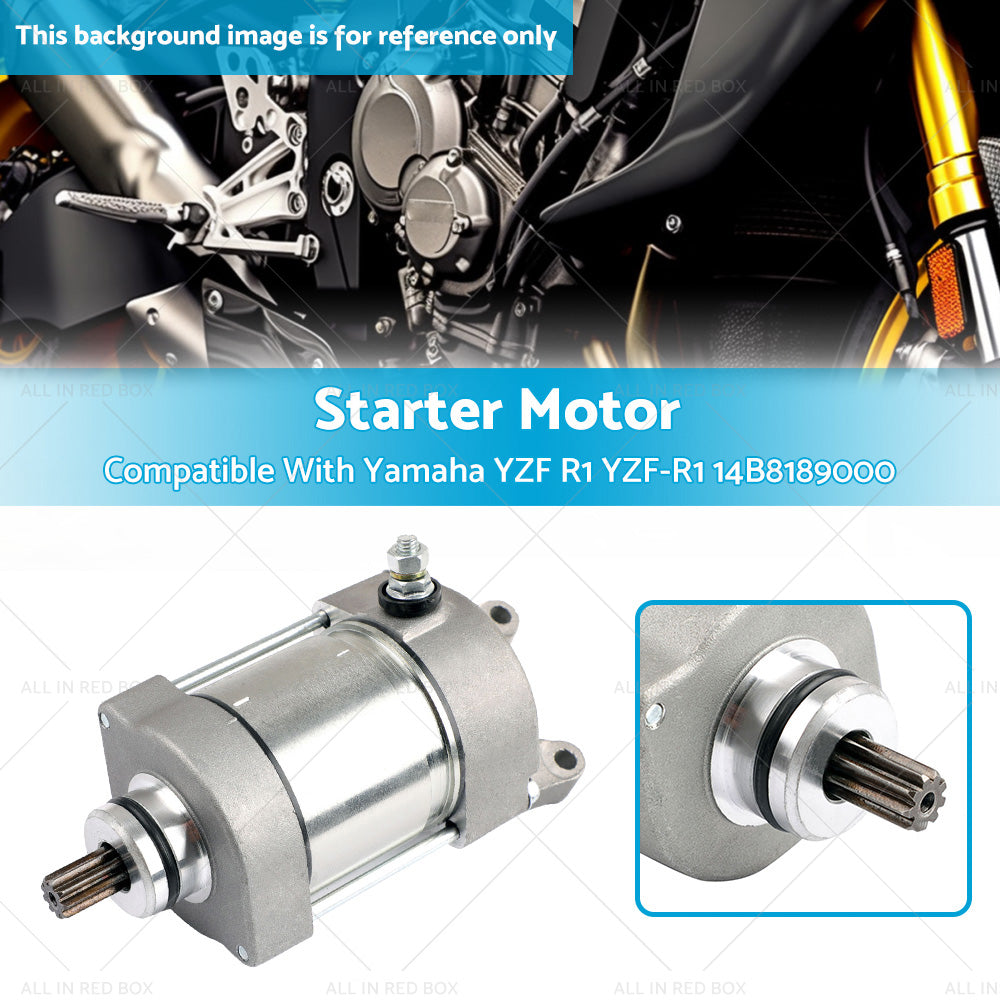 Starter Motor Suitable For Yamaha YZF R1 YZF-R1 2009 - 2014 14B8189000