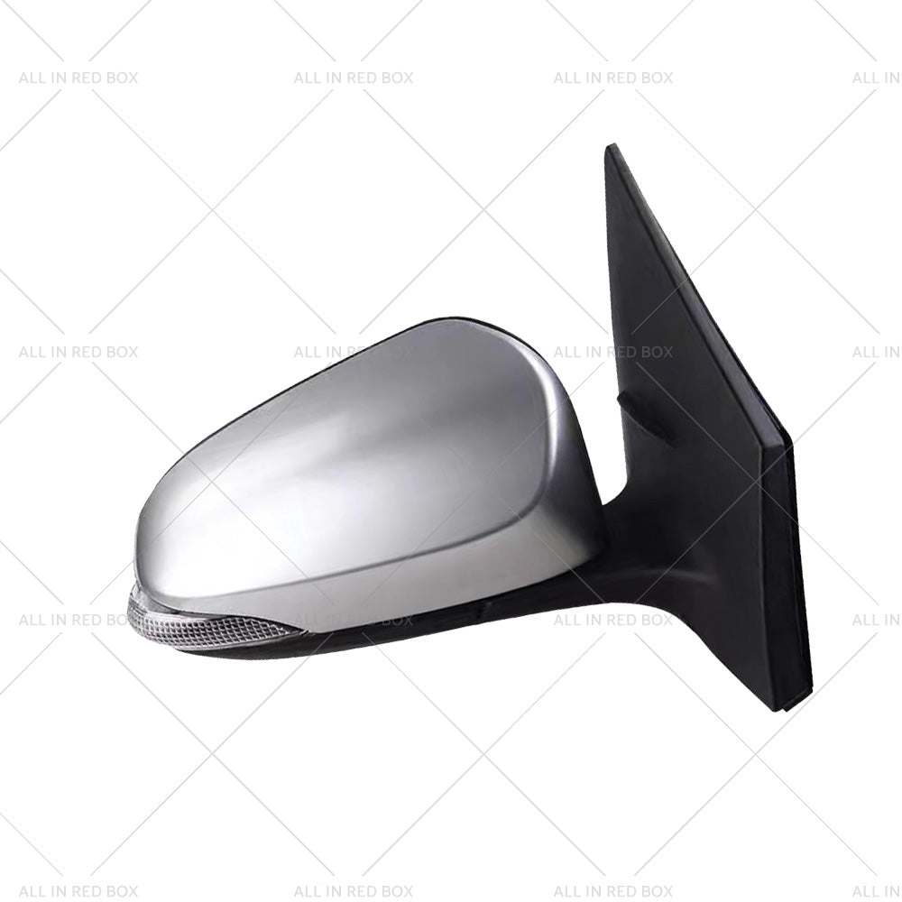 Door Mirror Suitable for Toyota Corolla ZRE182 12-18 Hatch Right Silver Heated