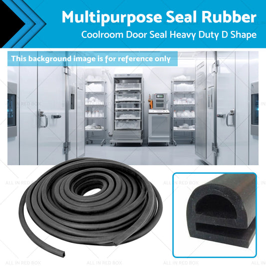 5m or 16x20mm Fridge Seals Rubber Door Gasket Coolroom Door Seal Heavy Duty D Shape