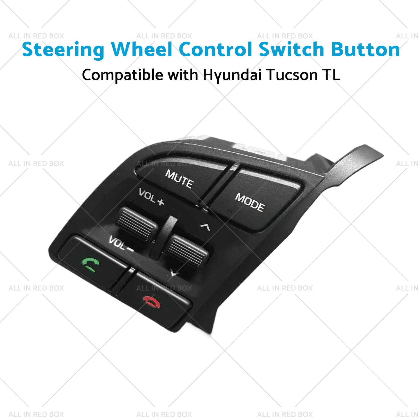 Left Steering Wheel Control Switch Button Suitable for Hyundai Tucson TL 15-19