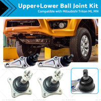 4pcs UpperLower Ball Joint Kit Suitable for Mitsubishi Triton ML MN UTE 4WD RWD