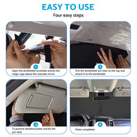 Wind Screen Sun Shade Suitable For Honda CR-V CRV 17-23 UV Block Visor Foldable