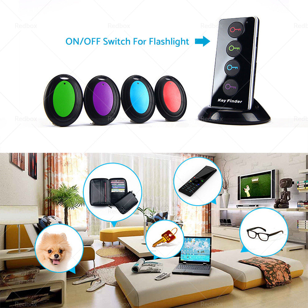 Wireless Key Finder RF Item Locator Item Tracker Support Remote Control