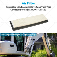 Air Filter Suitable For Bobcat 7176099 T450 T550 T590 T595 T630 T740 S630 S650