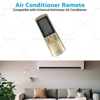{{ Universal Replacement Suitable for Kelvinator Air Conditioner Remote Control }} - Buy Car Parts Online at {{ Kaka Auto Parts }}.