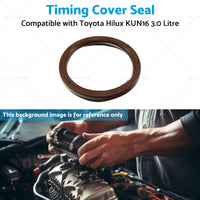 KUN16-1KDFTV Timing Cover Seal Suitable for Toyota Hilux KUN16 3. 0 Litre 05-15