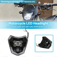 Motorcycle LED Headlight Suitable For XCF SXF EXC KTM XCW 250 300 350 450 500