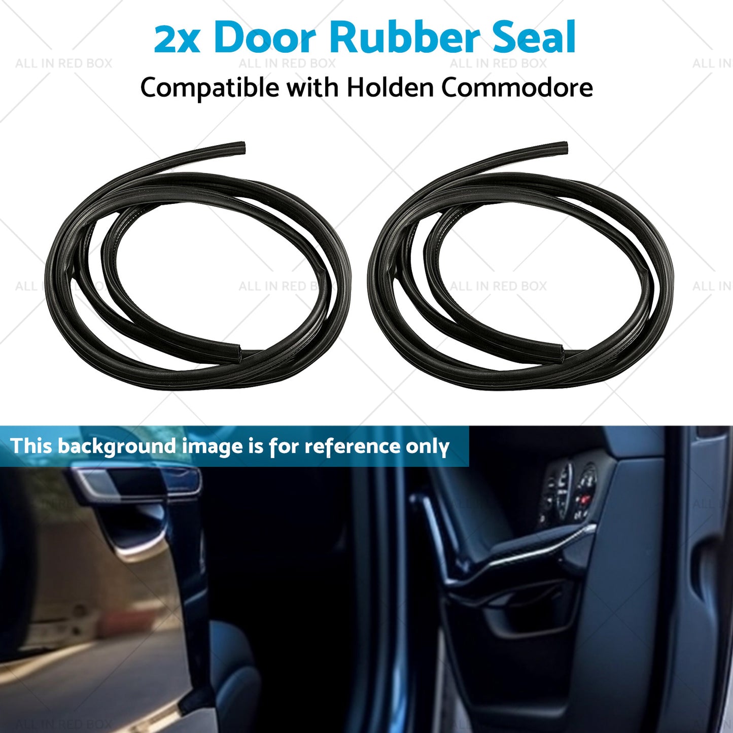 Front or Rear 2x Door Rubber Seal Rubber Suitable for Holden Commodore VN VP VR VS