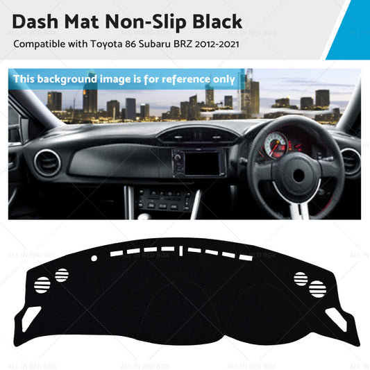 Dash Mat Dashmat Cover Suitable For Toyota 86 Subaru BRZ 2012-2021 Dashboard Pad