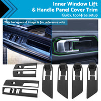 {{ Inner Window Lift & Handle Panel Cover Trim Suitable For Mitsubishi Triton 23-25 }} - Buy Car Parts Online at {{ Kaka Auto Parts }}.