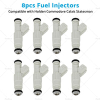 8x Fuel Injector Suitable For Holden Commodore VS VT VX VY 3. 8L V6 Calais 95-04