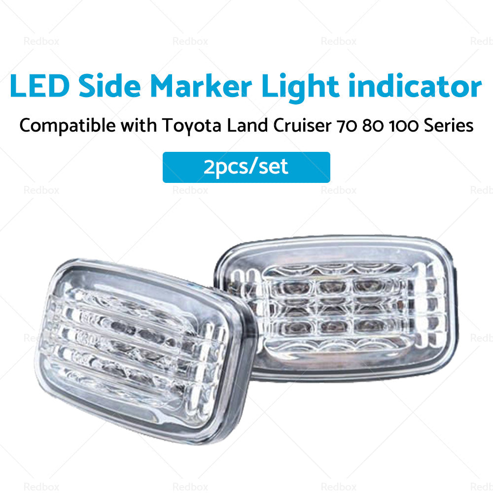 LED Side Marker Light indicator Suitable ForToyota Land Cruiser 70 80 100 Series