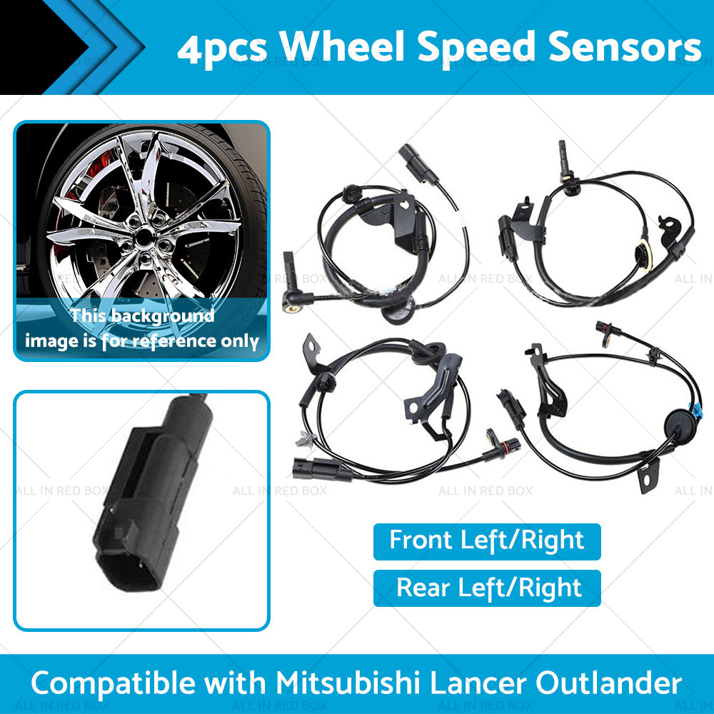 4¡Á Wheel Speed Sensor Front Rear L+R Suitable For Mitsubishi Lancer Outlander