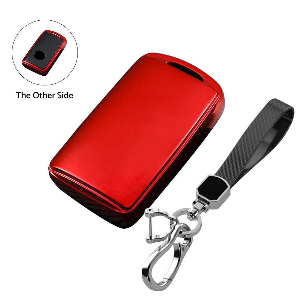 Remote Car Key Fob Cover Case Shell Keychain Suitable For Mazda 3/6/CX-5, CX-30, CX-9