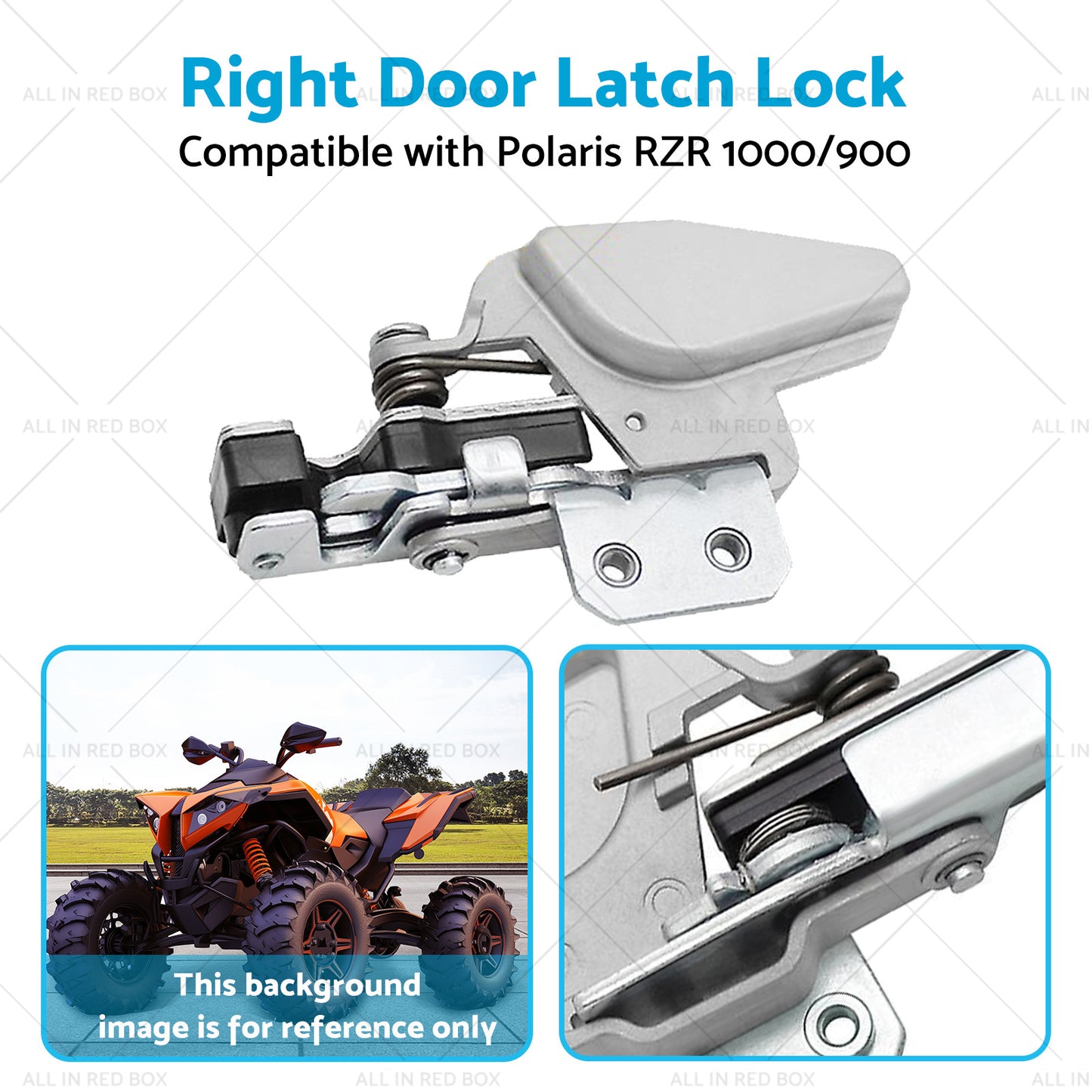 Door Latch Lock Right Suitablefor Polaris RZR 1000 or 900 15-Up RZR Turbo or RS1 16-21