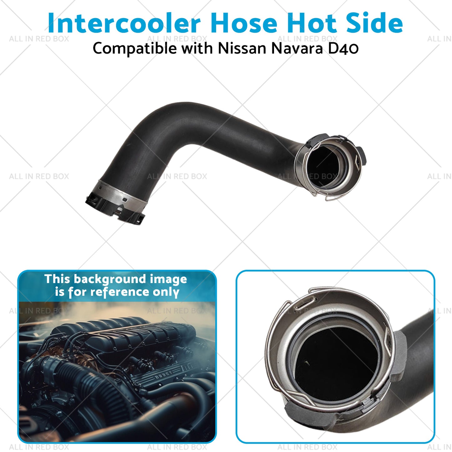 Intercooler Hose Hot Side Suitable for Pathfinder R51 YD25 Nissan Navara D40