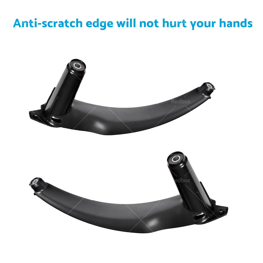 LHRH Front or Rear Door Handle Pull Trim Cover Black For BMW X5 E70 X6 E71 E72