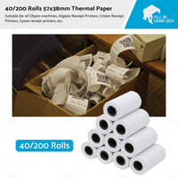 200 Pcs Thermal Paper Credit Card&Cash Register POS EFTPOS Rolls Receipt Paper