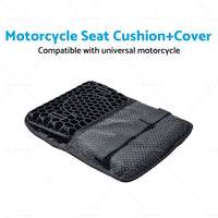 Motorcycle Seat Cushion Comfort Gel Pillow Pad Cover Motorbike Pressure Relief