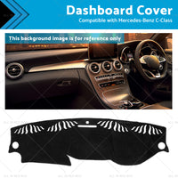 Suitable for Mercedes C-Class W204 6 or 2011-6 or 2014 by Shevron Dashboard Dash Mat