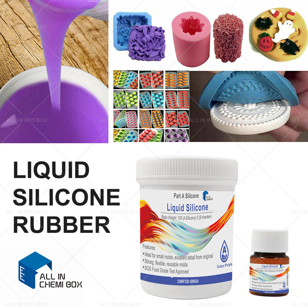 SH25 Liquid Silicone Rubber Mould Making Kit 100 3 Mix - 1Kg 2Kg 5Kg 10Kg Blue