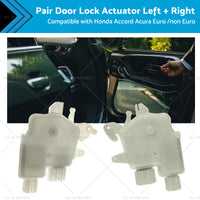 Pair Door Lock Actuator LR Suitable for Honda Accord Acura Euro  non Euro 03-07