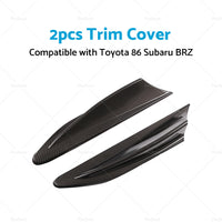 Carbon Fiber Car Side Fender Fin Vent Trim Suitable For Subaru BRZ Toyota 86