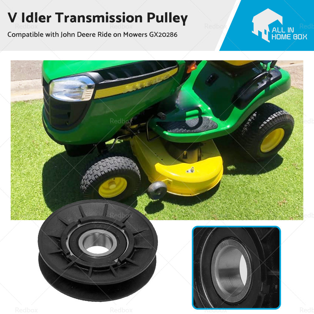 V Idler Transmission Pulley Suitable For John Deere Ride on Mowers GX20286