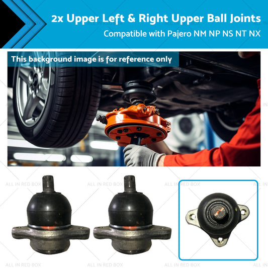 4010A056 2x Upper Front Ball Joints Suitable for Pajero NM NP NS NT NX 99-13