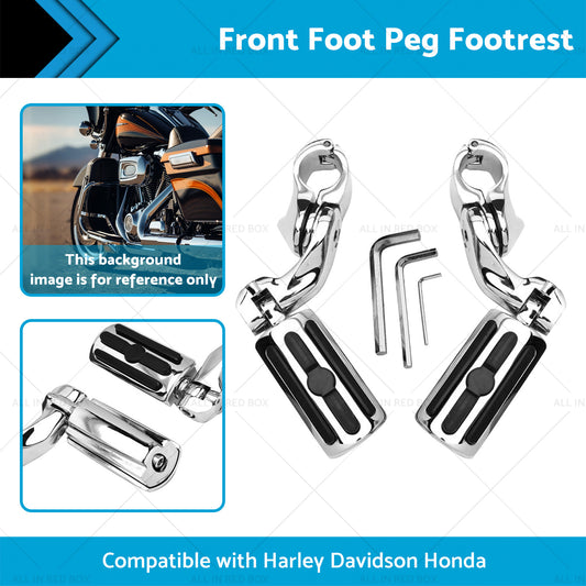 1-1 4''Motorcycle Highway Foot Pegs Chrome Engine Guard Suitable For Davidson AU