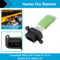 Heater Fan Resistor Suitable For Ford Transit VG VH VJ Models 3C1H-18B647-AA