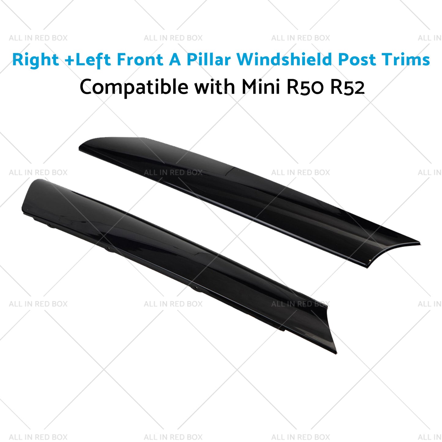 LeftRight Windshield A Pillar Post Trim Molding Suitable for Mini Cooper 02-08