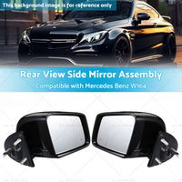 View Side Mirror Assembly Rear Suitable for 05-11 Mercedes Benz W164 X164 ML GL