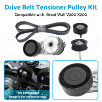 Drive Belt Tensioner Pulley Kit Suitable for Great Wall V200 X200 2. 0L Diesel