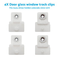 4x Door Window Glass Track Clip L+R for Isuzu D-Max Holden Colorado Rodeo 02-19