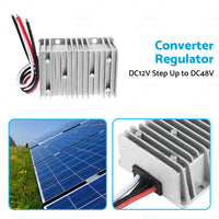 Waterproof DC 12V to DC 48V 8A Step-Up Booster Power Converter Regulator