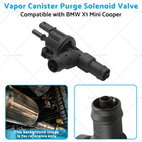 Vapor Canister Purge Solenoid Valve Suitable for BMW X1 Mini Cooper 13907614013