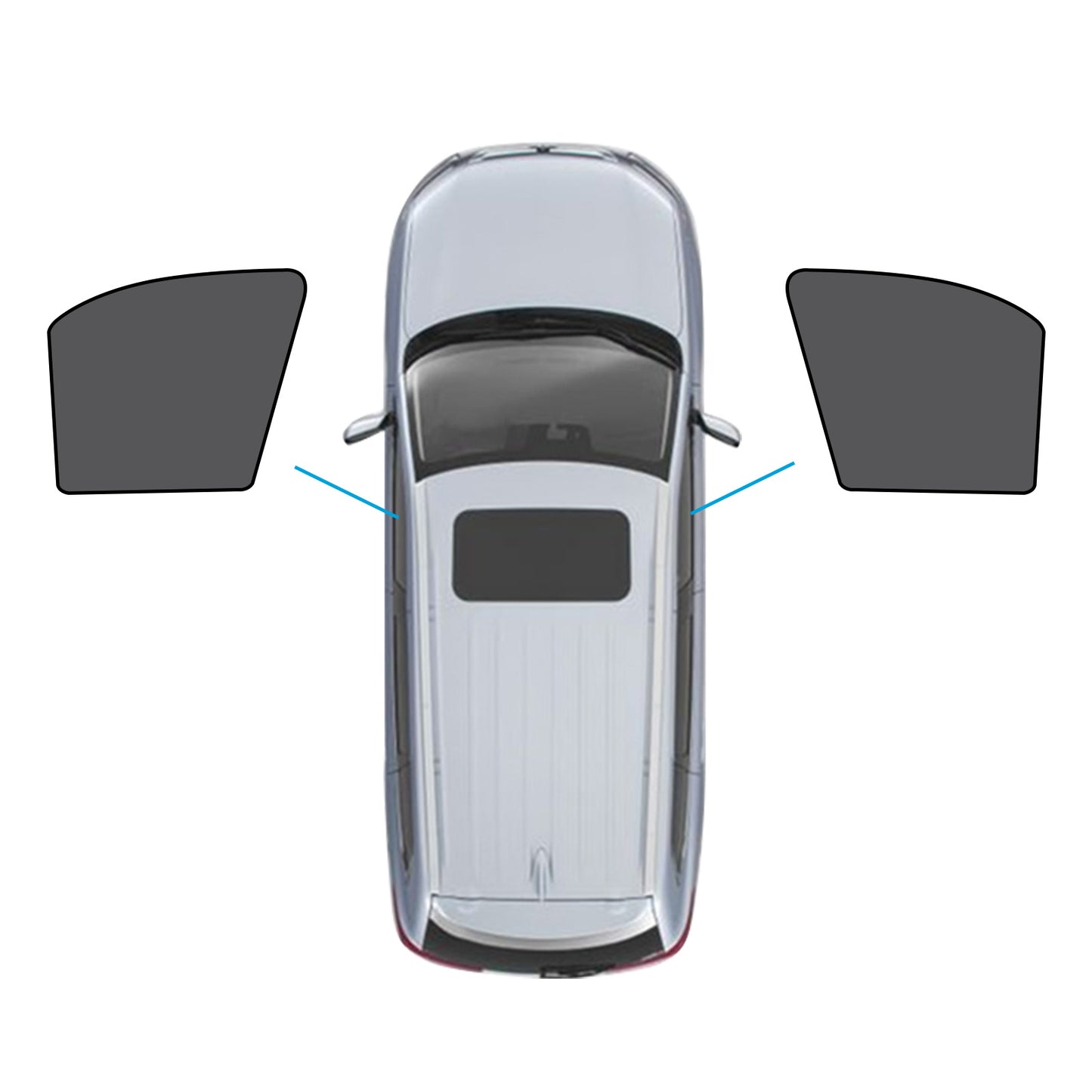 {{ Car Window Magnetic Mesh Sun Blind Shades Suitable for BMW X5 E70 2006-2013 }} - Buy Car Parts Online at {{ Kaka Auto Parts }}.