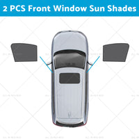 Front Rear Port Window Magnetic Mesh Sun Shade Suitable for Toyota Corolla Cross