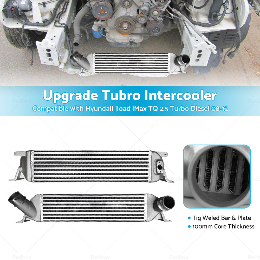 Upgraded Intercooler Fit HyundaiI iload iMax TQ 2. 5 Turbo Diesel 2008-2012 100MM