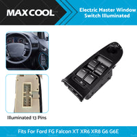 Electric Window Master Switch Illuminated Fits Ford FG Falcon XT XR6 XR8 G6 G6E