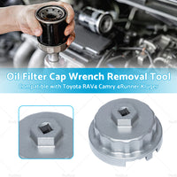 Oil Filter Wrench Cap Tool Suitable for Toyota RAV4 Camry 4Runner Kluger 2.5-5.7