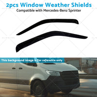 2pcs Weather shields Weathershields Suitable for Mercedes Benz Sprinter 2006-on