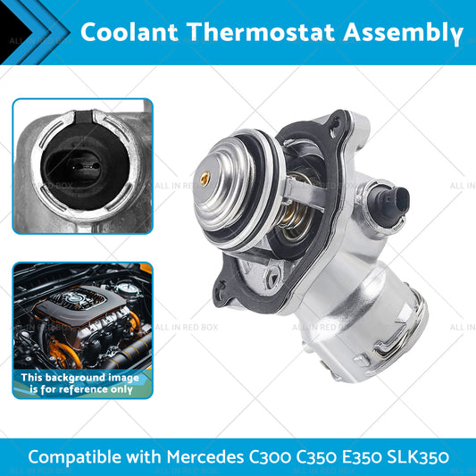 Coolant Thermostat Assembly Suitable for Mercedes C300 C350 E350 SLK350 50-12