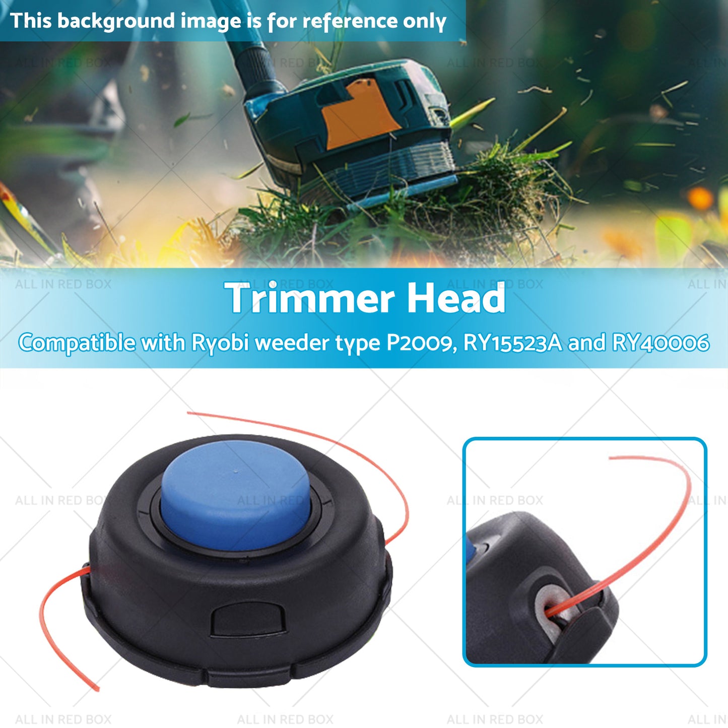 Trimmer Head 313318001 Accessories Suitable for RYOBI For Straight Axis Armless