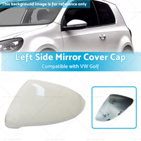 Left Mirror Cover Cap Housing Suitable for VW Golf MK7 MK7.5 13-on Pure White LH