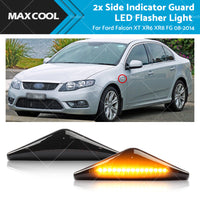 2x Side Indicator Guard LED Flasher light For Ford Falcon XT XR6 XR8 FG 08-2014