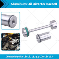 Billet Aluminum Oil Diverter Barbell Suitable For LS Engine LS1 LS2 LS3 5. 3 LQ9