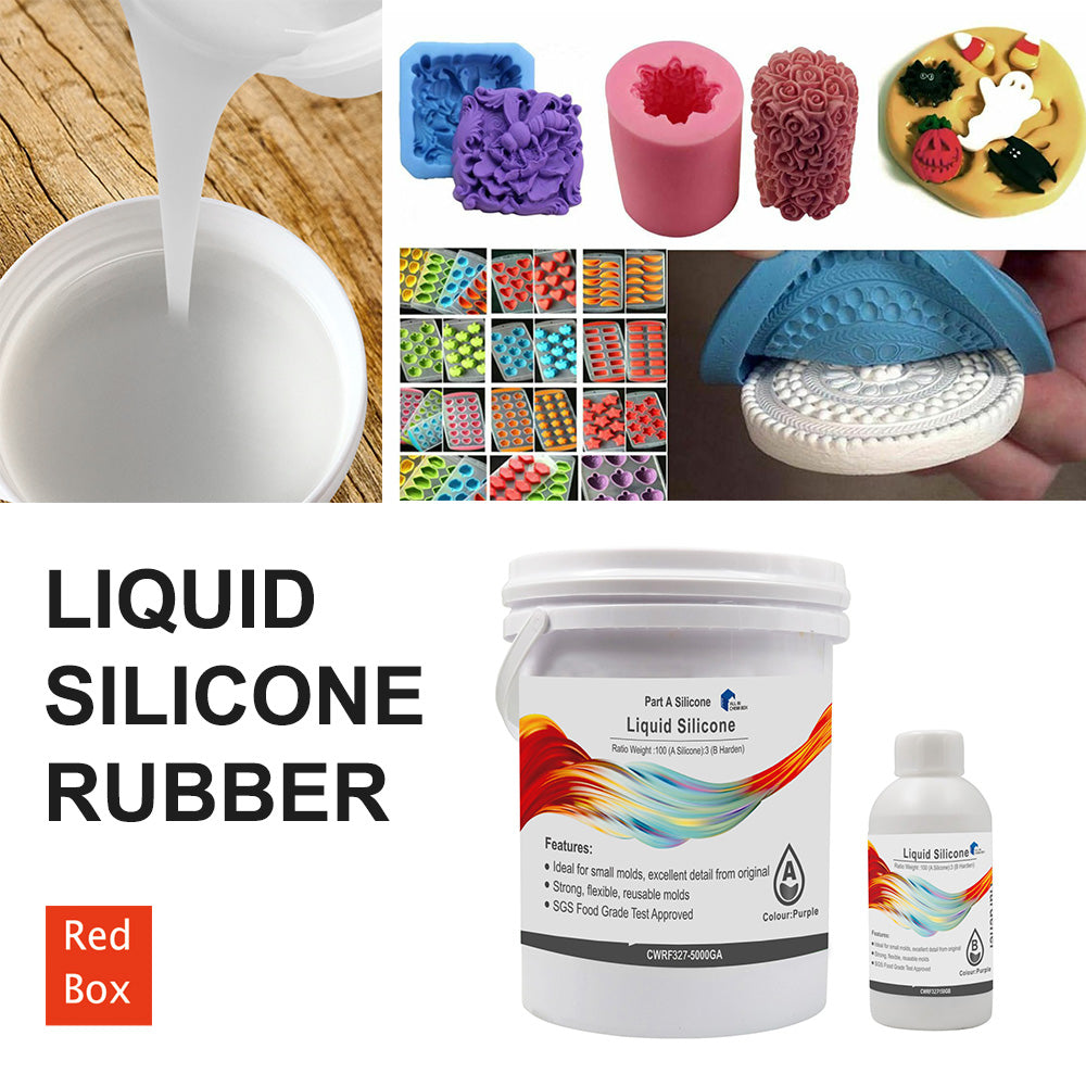 SH25 Liquid Silicone Mold Rubber Mould Making Kit 100:3 Mix - 5Kg 10Kg White