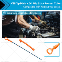 Oil DipStick  Oil Dip Stick Funnel Tube Suitable for 98-10 Audi A3 VW Beetle